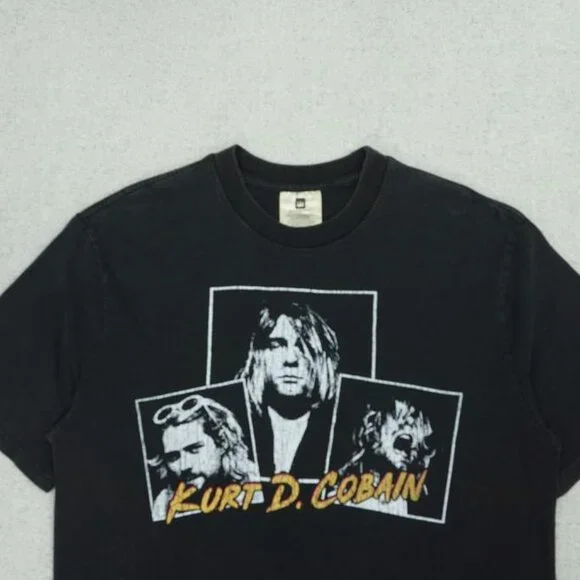 Kurt Cobain Memorial Black Short Sleeve T Shirt